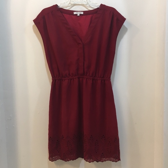 Madewell Dresses & Skirts - Madewell Dark Red Dress